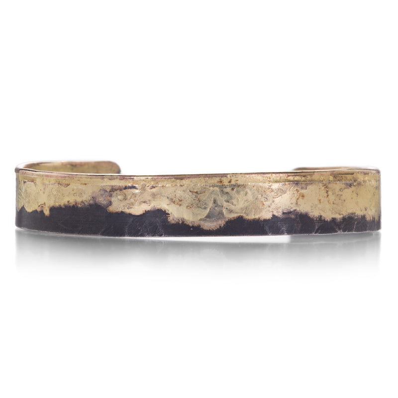 Variance Gold and Silver Edge Cuff | Quadrum Gallery