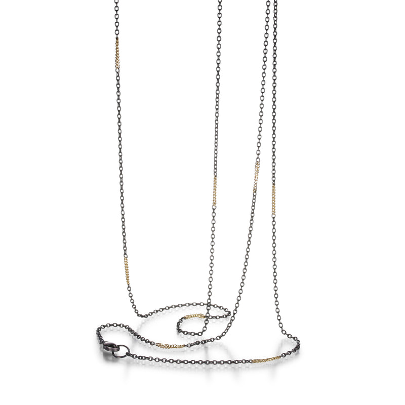 Amali Mixed Metal Station Necklace | Quadrum Gallery