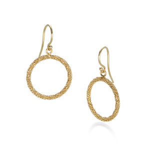 Amali Large Stardust Circle Earrings | Quadrum Gallery