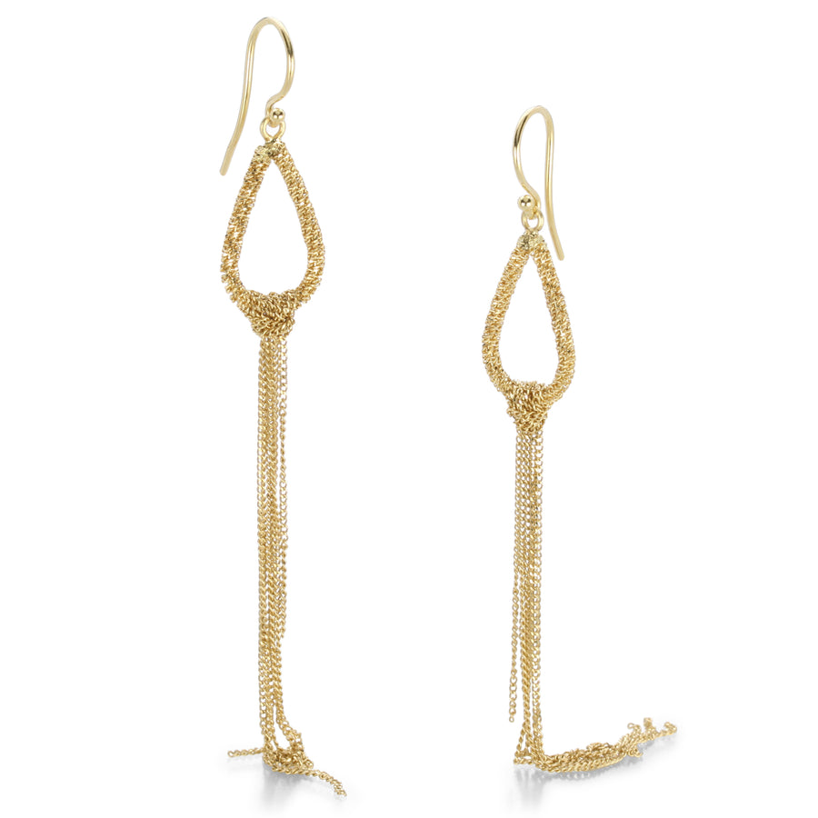 Amali Knotted Pear Earrings | Quadrum Gallery