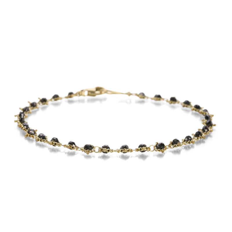 Amali Black Diamond Woven Bracelet | Quadrum Gallery