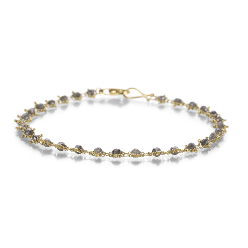 Amali Gray Diamond Woven Bracelet | Quadrum Gallery