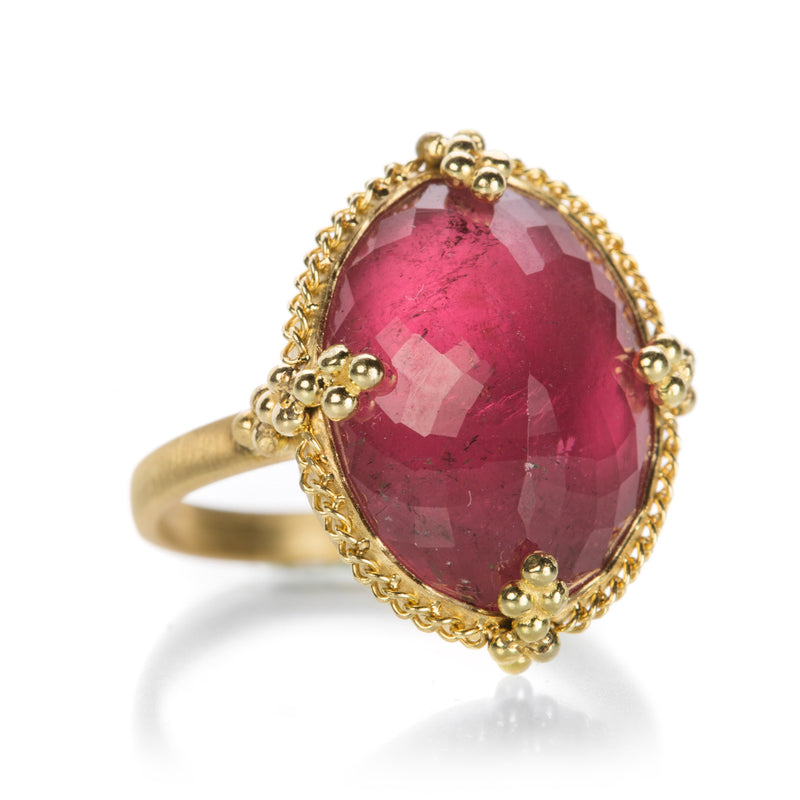 Amali Oval Faceted Pink Tourmaline Ring | Quadrum Gallery