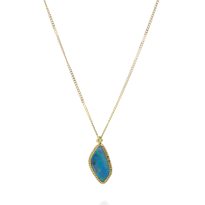 Amali Cabochon Boulder Opal Necklace | Quadrum Gallery