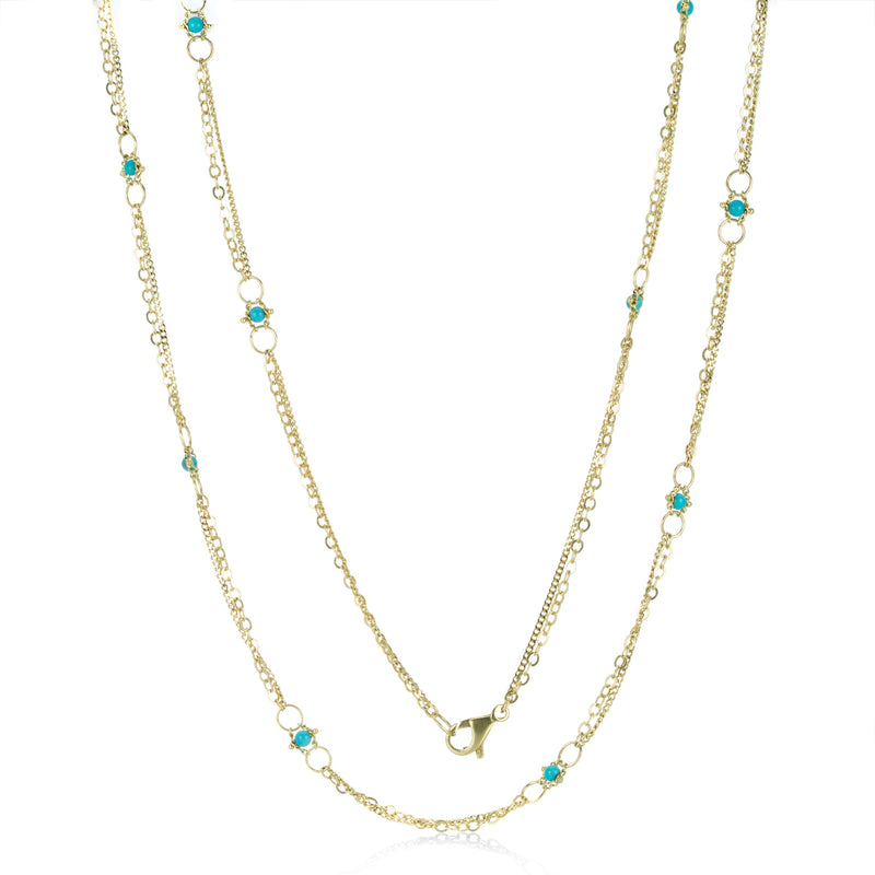 Amali Turquoise Whisper Chain - 36" | Quadrum Gallery
