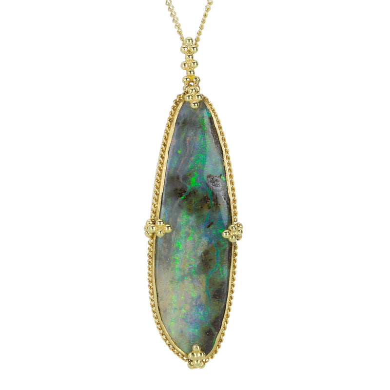 Amali 18k One of a Kind Boulder Opal Necklace | Quadrum Gallery