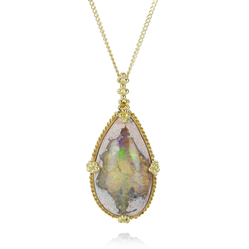 Amali Mexican Opal Pendant Necklace | Quadrum Gallery