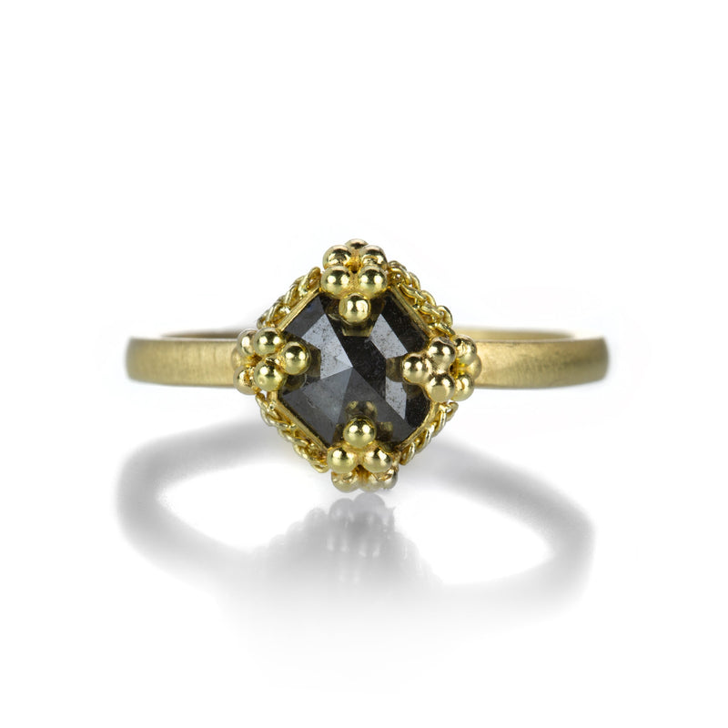 Amali Dark Gray Diamond Ring  | Quadrum Gallery