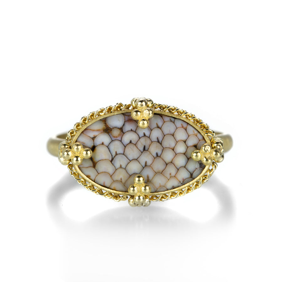 Amali Snakeskin Agate Ring | Quadrum Gallery