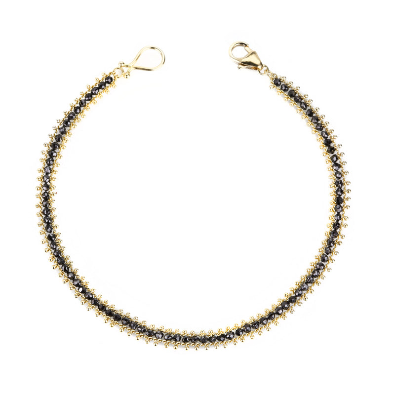 Amali 18k Black Diamond Textile Row Bracelet | Quadrum Gallery