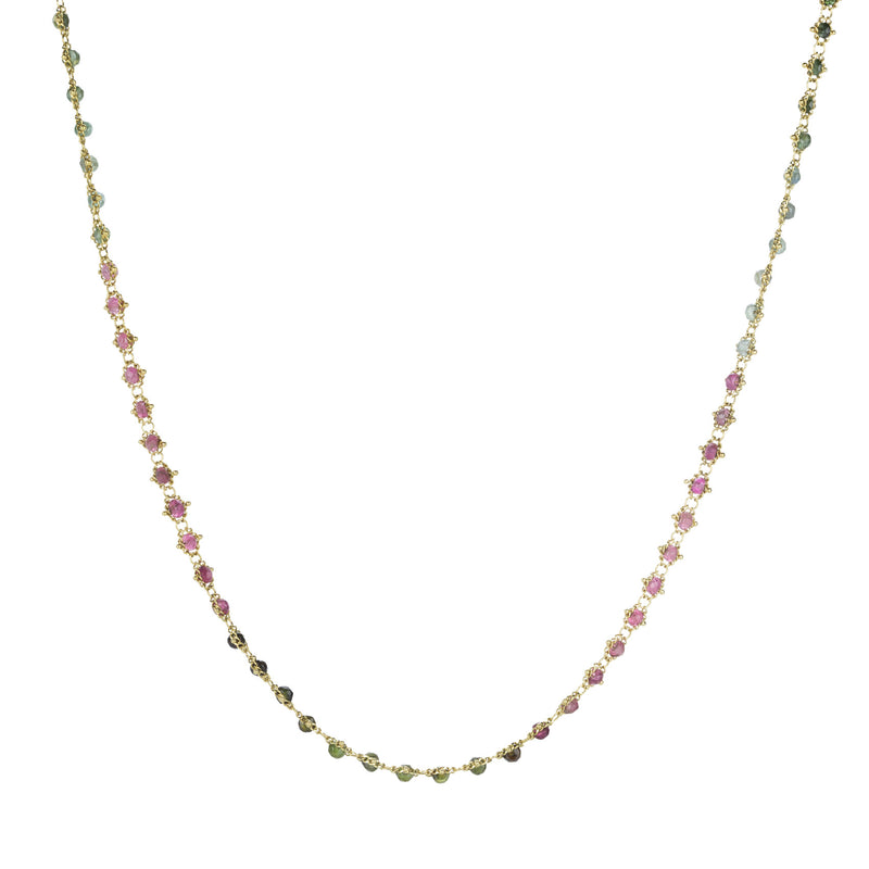 Amali 18k Multicolored Tourmaline Textile Necklace | Quadrum Gallery