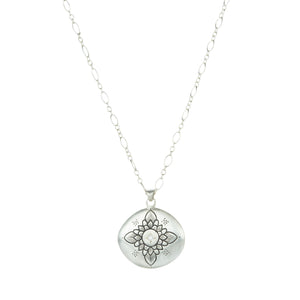 Adel Chefridi Diamond Lotus Pendant Necklace | Quadrum Gallery