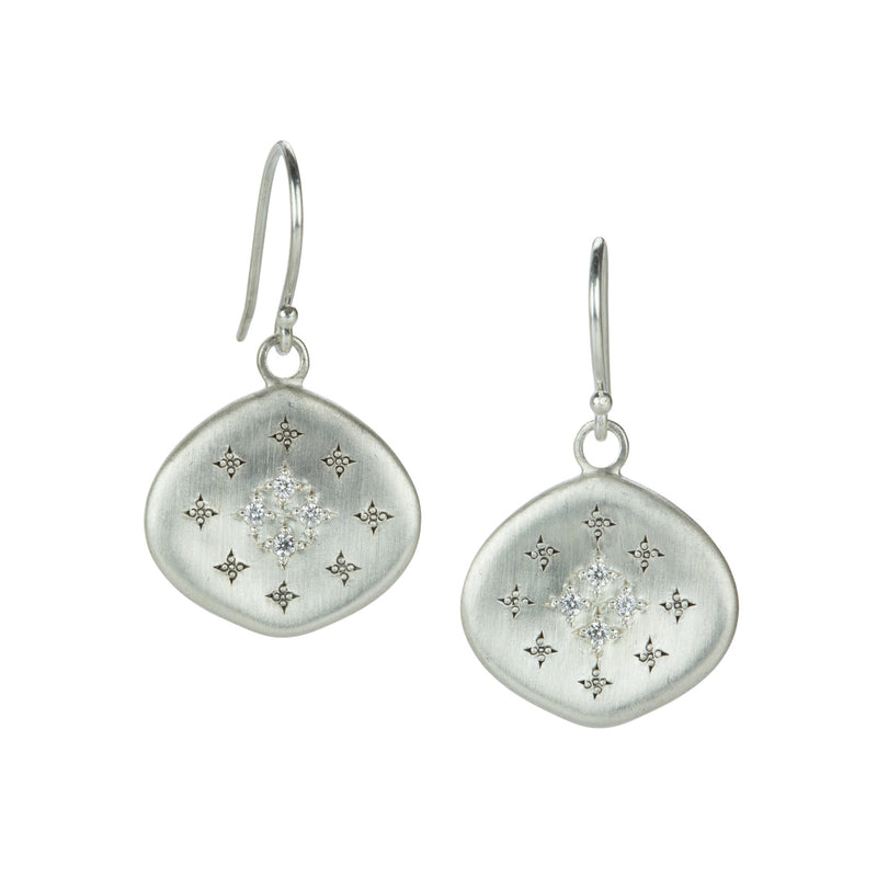 Adel Chefridi Four Star Silver Lights Earrings | Quadrum Gallery