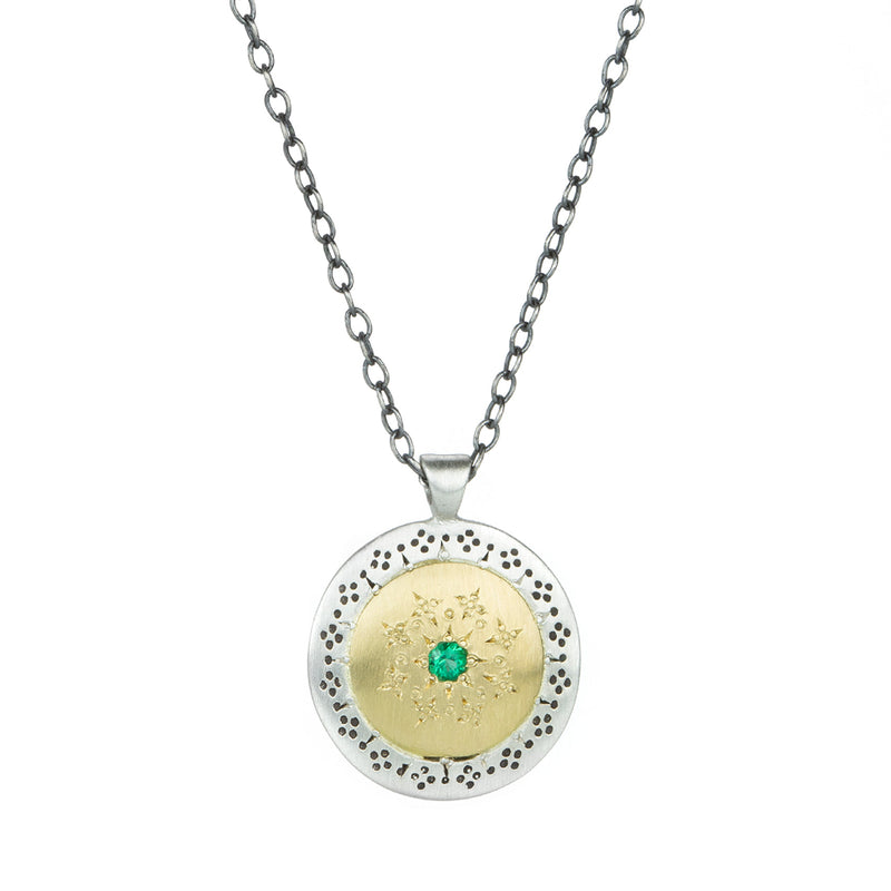 Adel Chefridi Emerald Seeds of Harmony Pendant Necklace | Quadrum Gallery