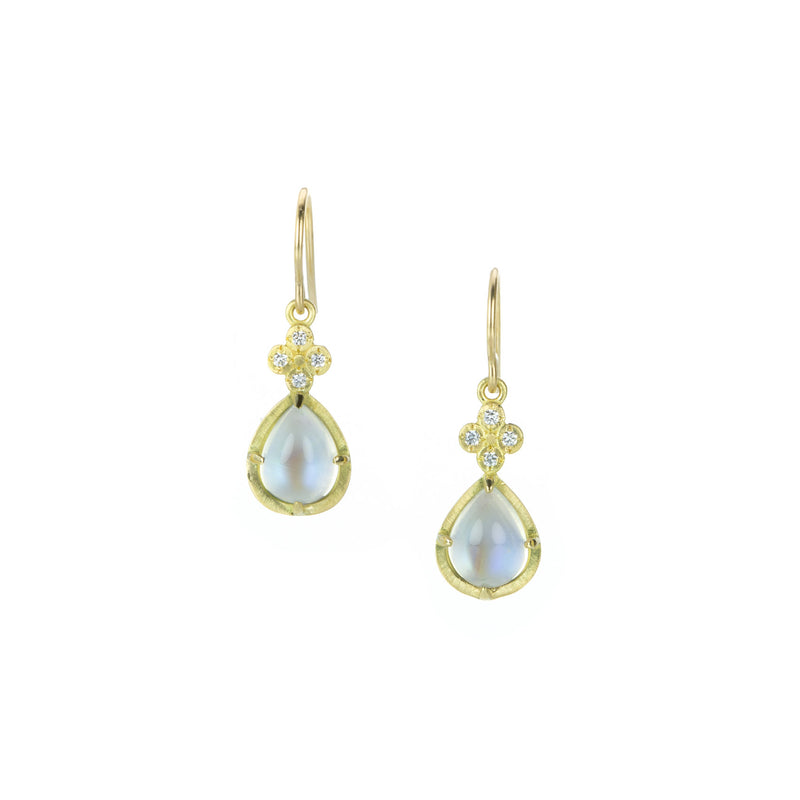Adel Chefridi Moonstone Tears with River Rock Charm Earrings | Quadrum Gallery