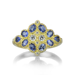 Adel Chefridi Tessera Blue Sapphire Mirror Ring | Quadrum Gallery