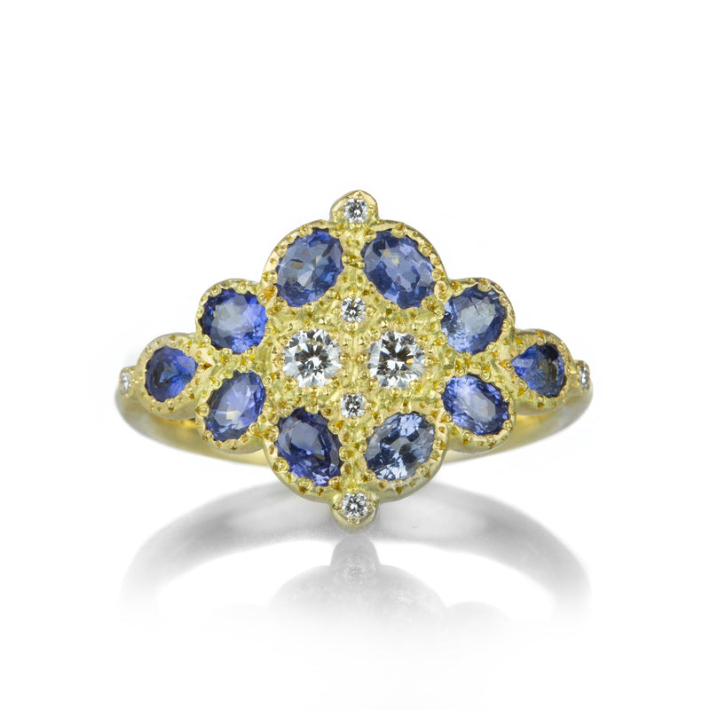 Adel Chefridi Tessera Blue Sapphire Mirror Ring | Quadrum Gallery