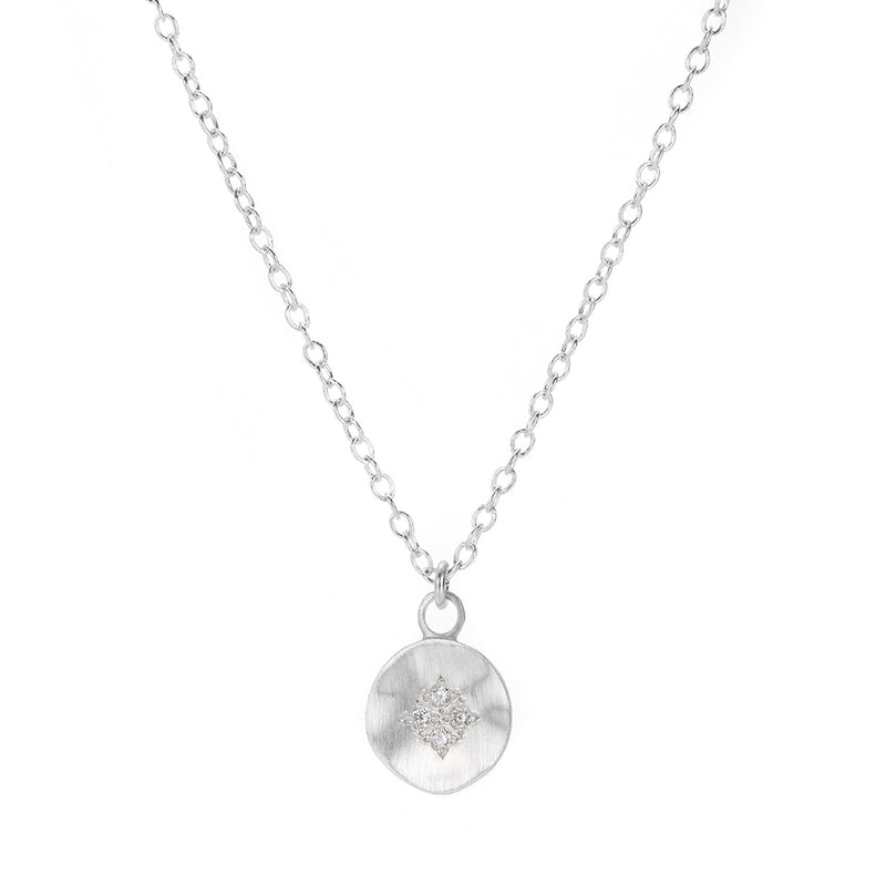 Adel Chefridi Four Star Diamond Wave Charm Necklace | Quadrum Gallery