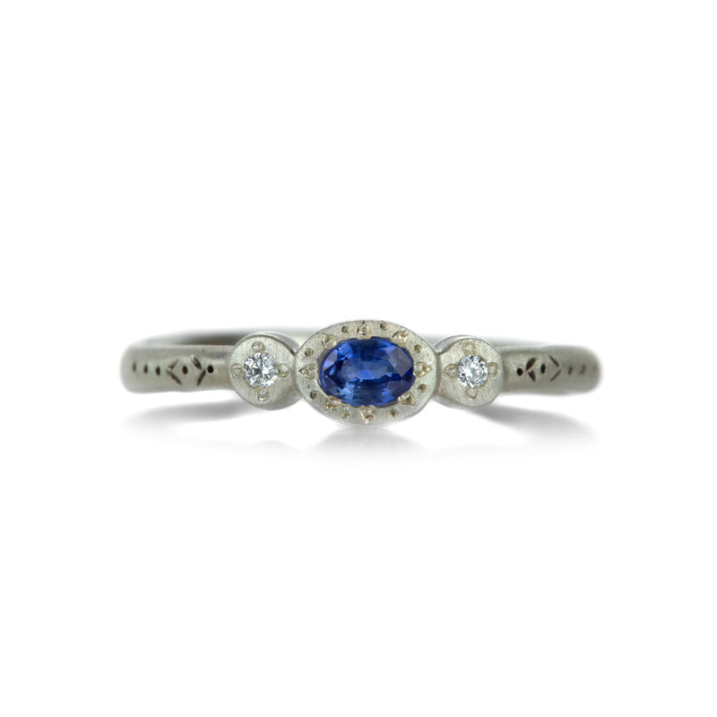 Adel Chefridi Sapphire Charm Ring  | Quadrum Gallery