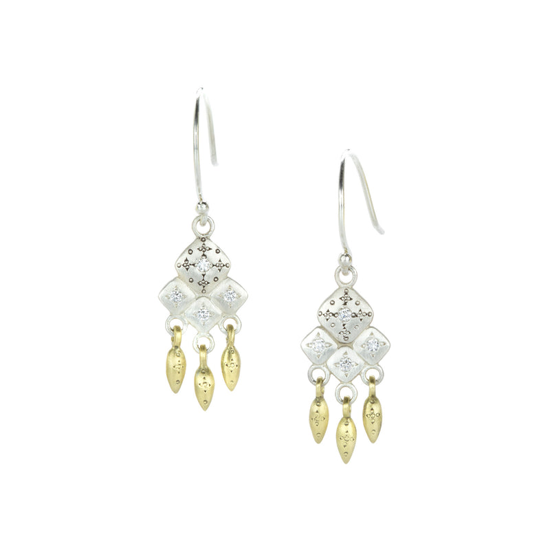 Adel Chefridi Harmony Mosaic Diamond Earrings  | Quadrum Gallery