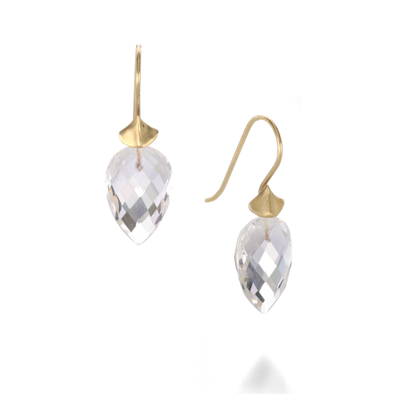 Annette Ferdinandsen Large Rock Crystal Simple Bug Earrings | Quadrum Gallery