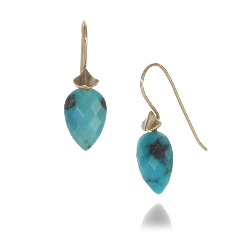 Annette Ferdinandsen Large Turquoise Simple Bug Earrings | Quadrum Gallery