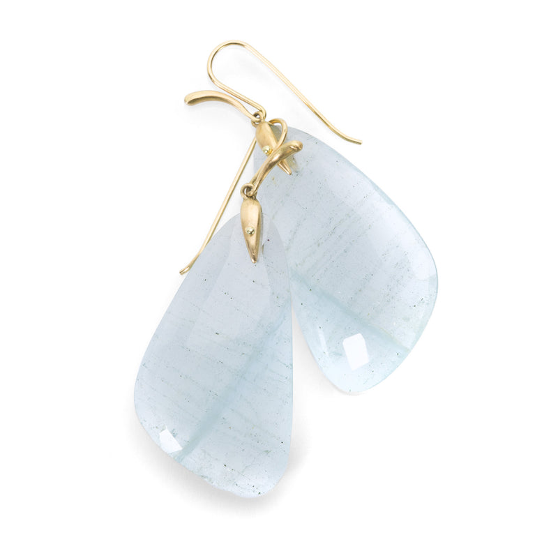 Annette Ferdinandsen Aquamarine Tropical Wing Earrings | Quadrum Gallery
