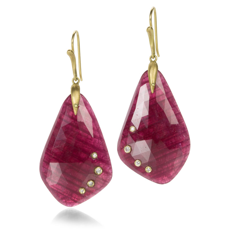 Annette Ferdinandsen Ruby Jeweled Wing Earrings | Quadrum Gallery