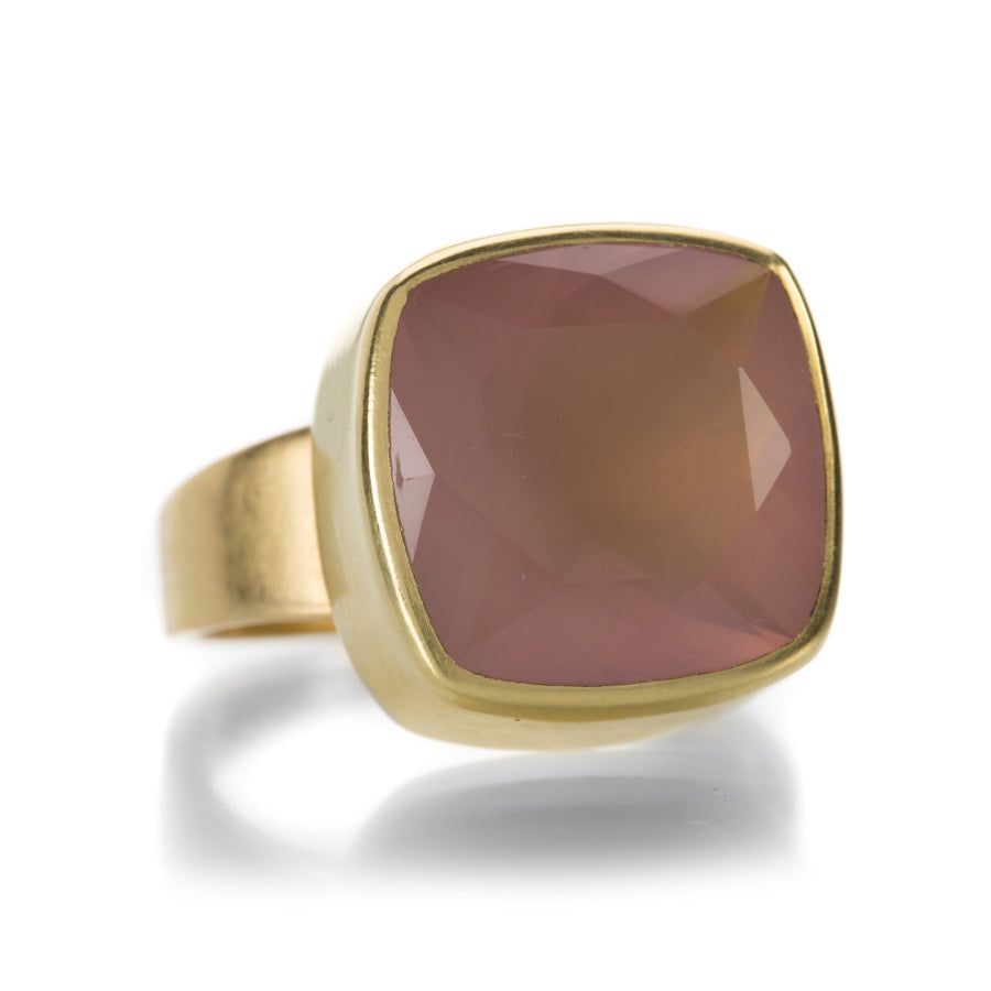 Annette Ferdinandsen Faceted Rose Quartz Ring | Quadrum Gallery