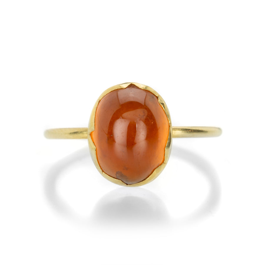 Annette Ferdinandsen Hessonite Garnet Egg Stacker Ring | Quadrum Gallery