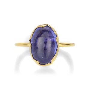 Annette Ferdinandsen Tanzanite Egg Stacker Ring | Quadrum Gallery