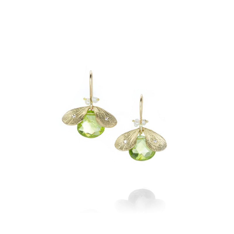 Annette Ferdinandsen Peridot & Diamond Jeweled Bug Earrings | Quadrum Gallery