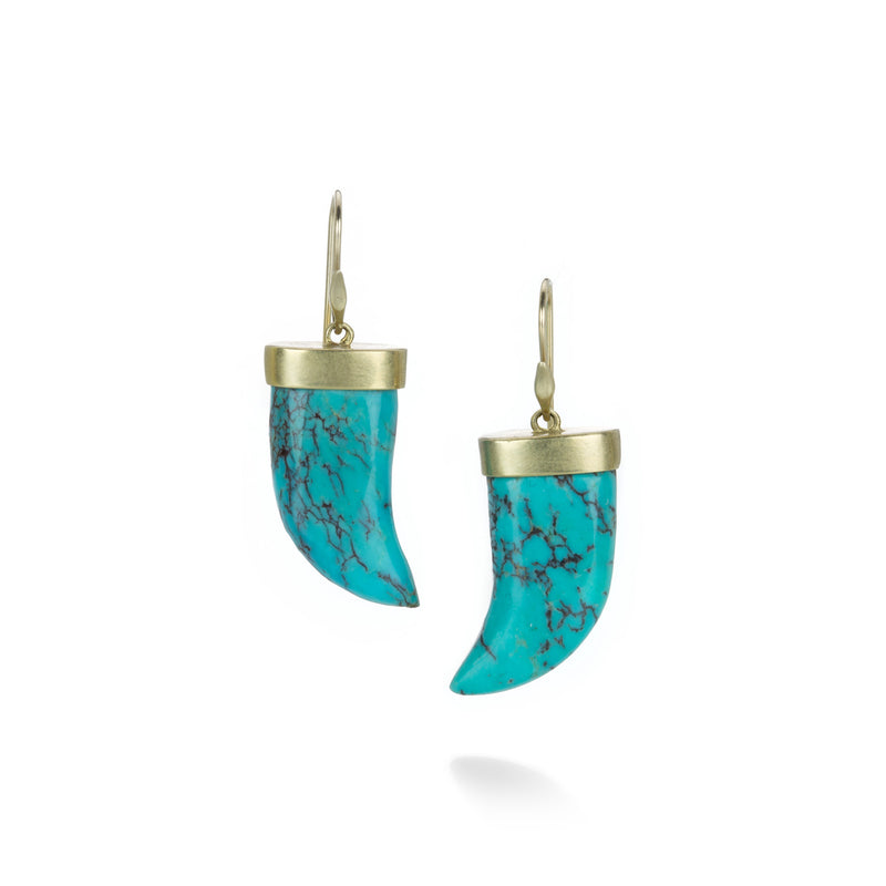 Annette Ferdinandsen Turquoise Tiger Claw Earrings | Quadrum Gallery