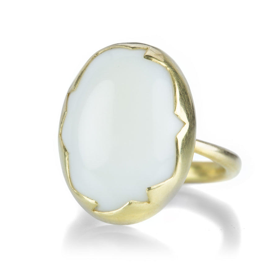Annette Ferdinandsen White Coral Cracked Egg Ring | Quadrum Gallery
