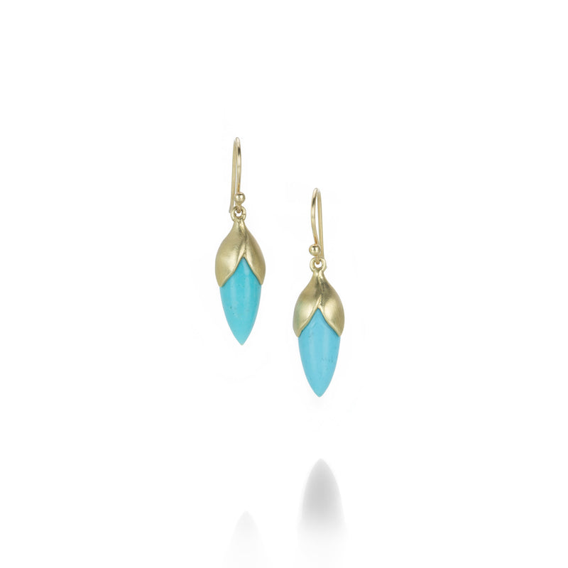 Annette Ferdinandsen Turquoise Bud Drop Earrings | Quadrum Gallery