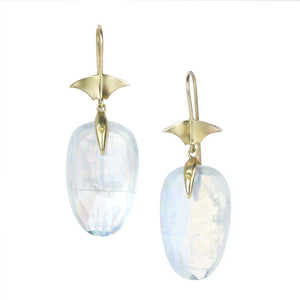 Annette Ferdinandsen Rainbow Moonstone Arrowhead Drops | Quadrum Gallery