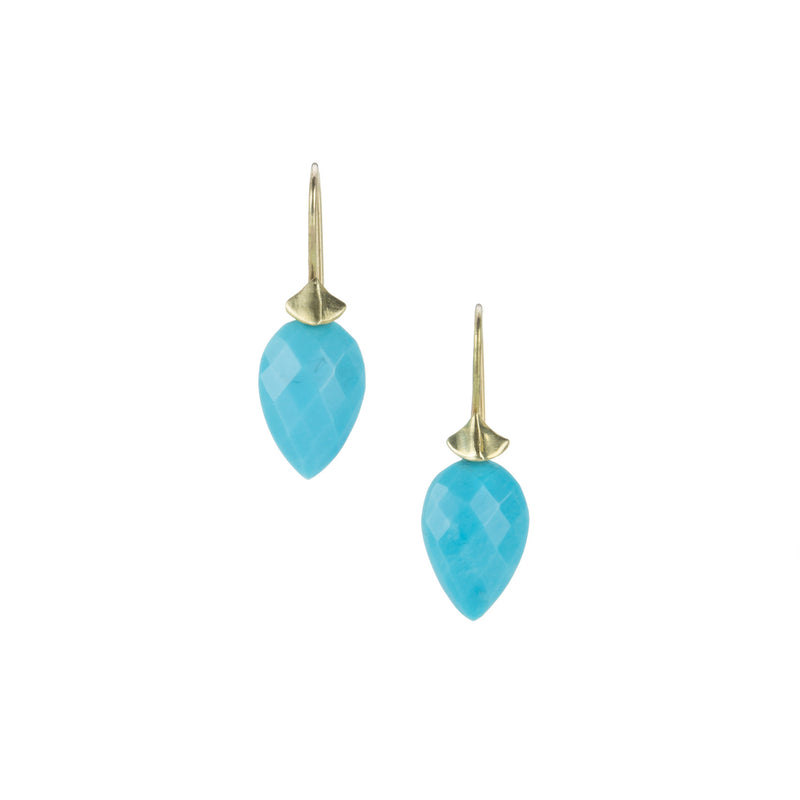 Annette Ferdinandsen Turquoise Large Simple Bug Earrings | Quadrum Gallery