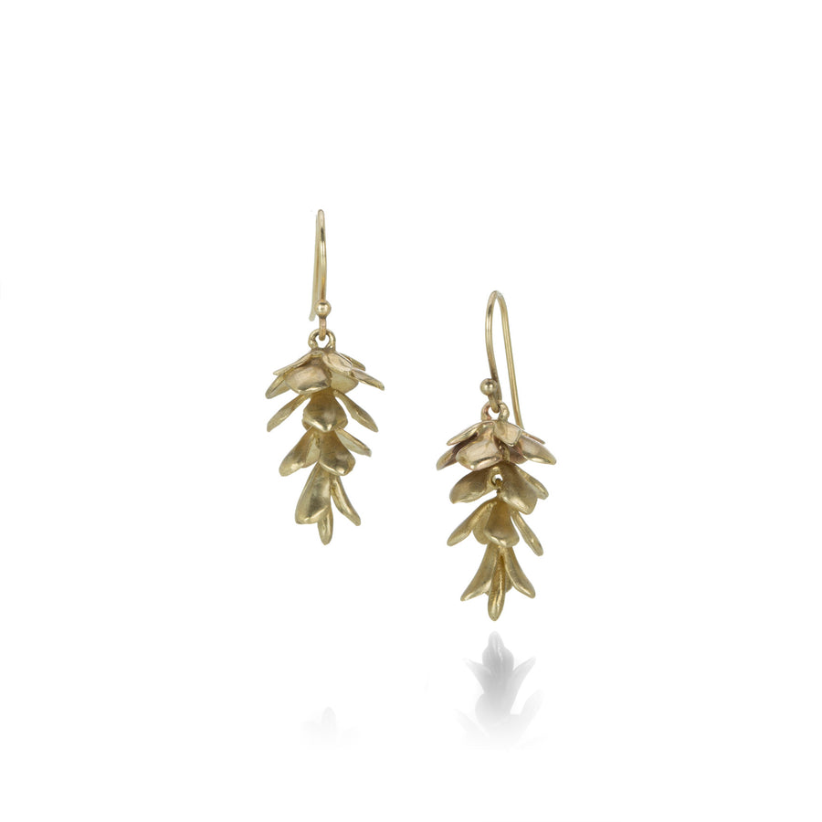 Annette Ferdinandsen Small 14k Pinecone Earrings | Quadrum Gallery