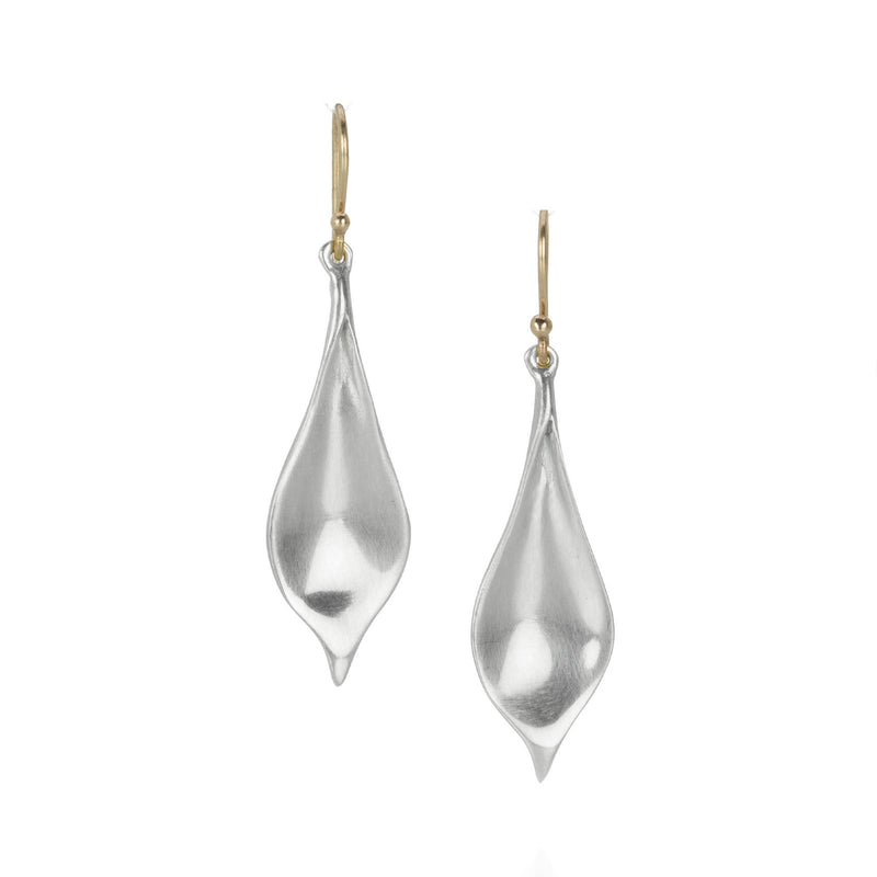 Annette Ferdinandsen Small Sterling Silver Crocus Petal Drop Earrings | Quadrum Gallery