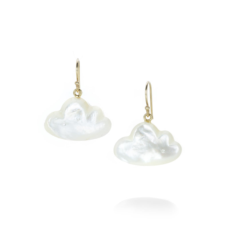 Annette Ferdinandsen Small Mother of Pearl Daydreamer Cloud Earrings | Quadrum Gallery