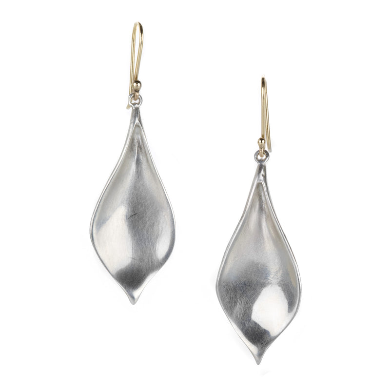 Annette Ferdinandsen Medium Silver Crocus Petal Earrings | Quadrum Gallery