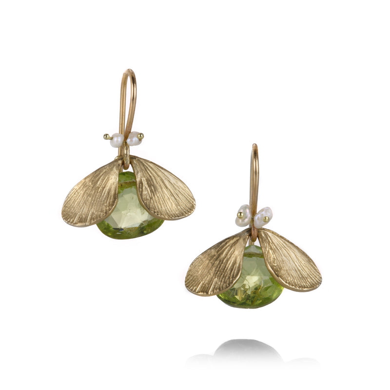 Annette Ferdinandsen Peridot Jeweled Bug Earrings | Quadrum Gallery