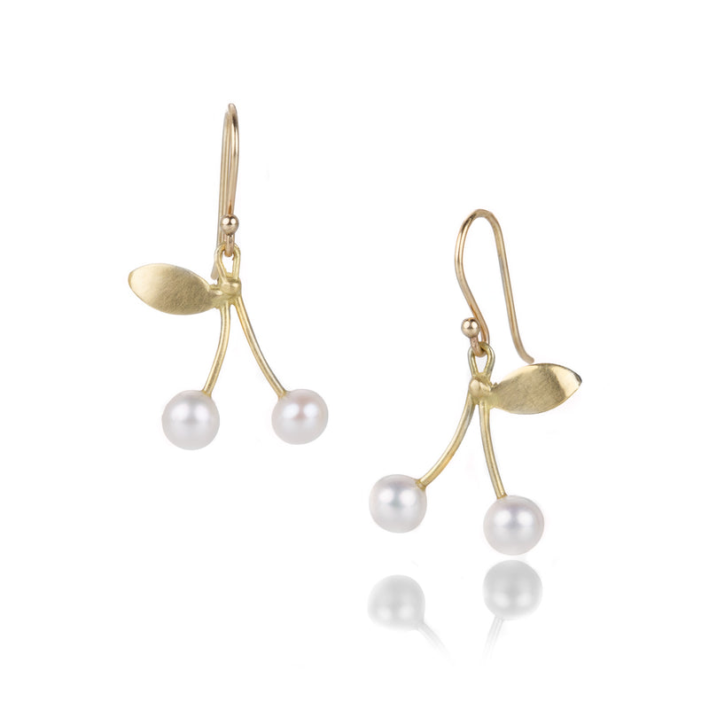 Annette Ferdinandsen 18k Pearl Cherry Earrings | Quadrum Gallery