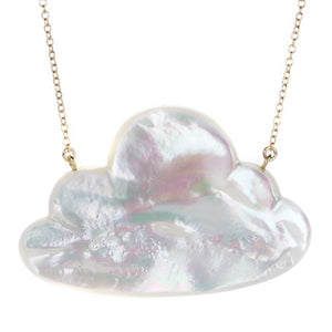 Annette Ferdinandsen 18k Mother of Pearl Cloud Necklace | Quadrum Gallery