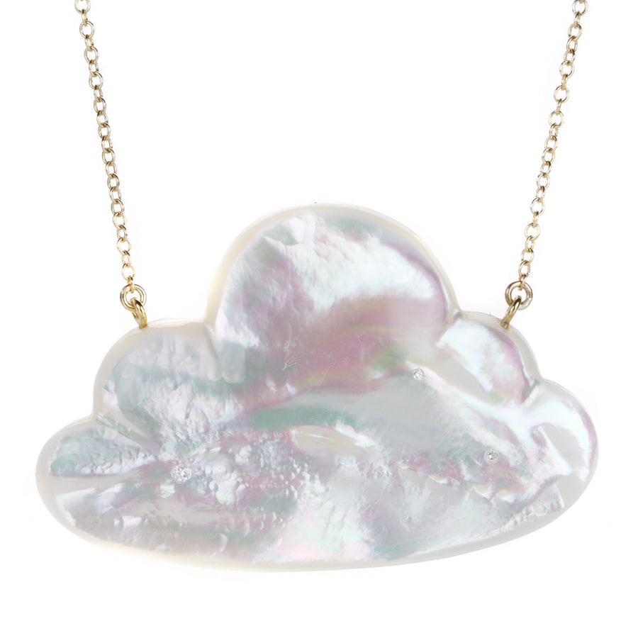 Annette Ferdinandsen 18k Mother of Pearl Cloud Necklace | Quadrum Gallery