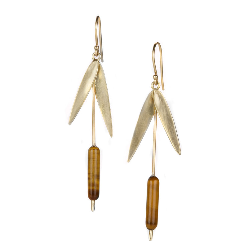 Annette Ferdinandsen 14k Small Cattails Earrings  | Quadrum Gallery