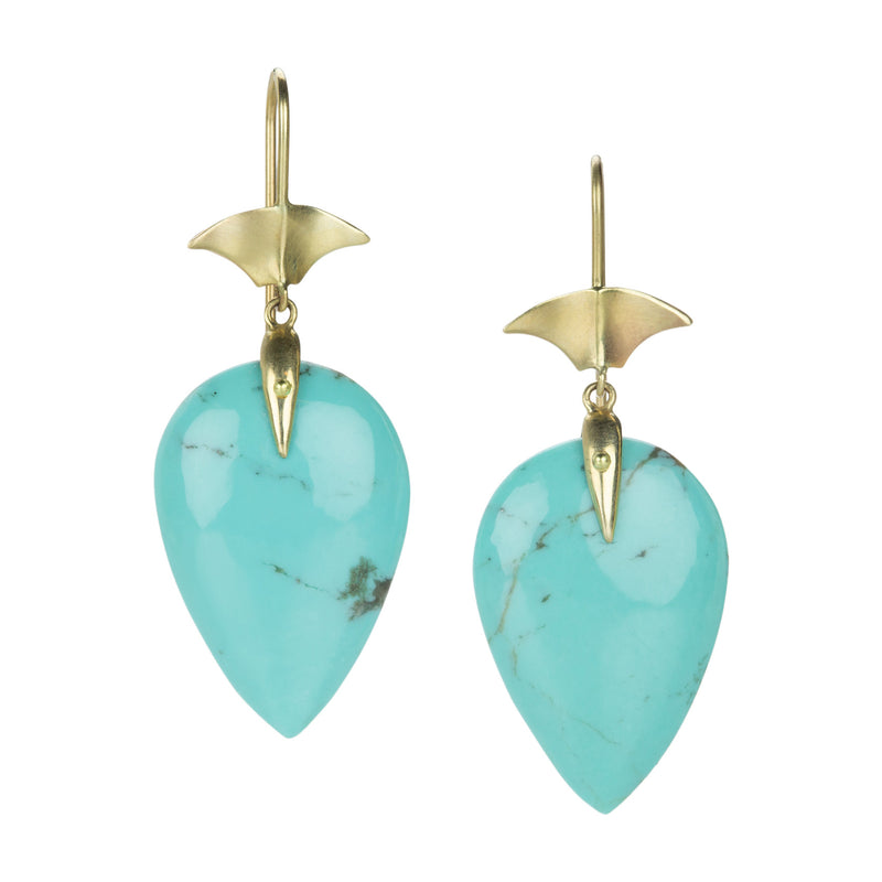 Annette Ferdinandsen Turquoise Arrowhead Earrings | Quadrum Gallery