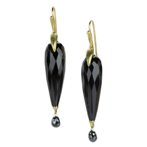 Annette Ferdinandsen Black Onyx Raven Drop Earrings | Quadrum Gallery
