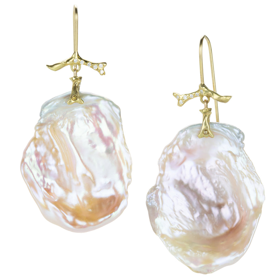 Annette Ferdinandsen Pearl Petal Drop Earrings | Quadrum Gallery