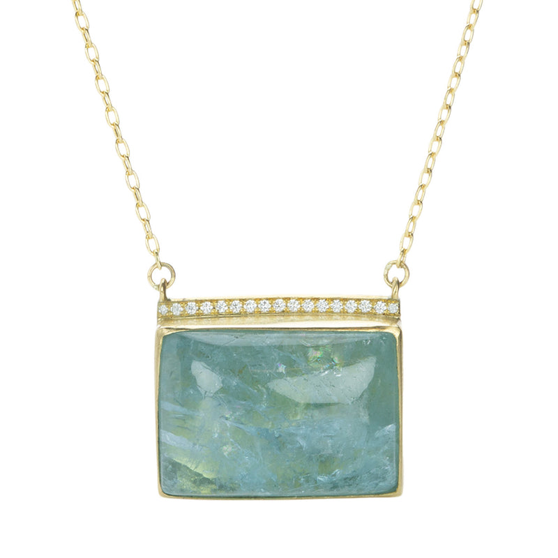 Annette Ferdinandsen Large Aquamarine Roxy Pendant Necklace | Quadrum Gallery